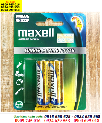 Pin AA Maxell LR6(GD)2B Alkaline 1.5V chính hãng Maxell